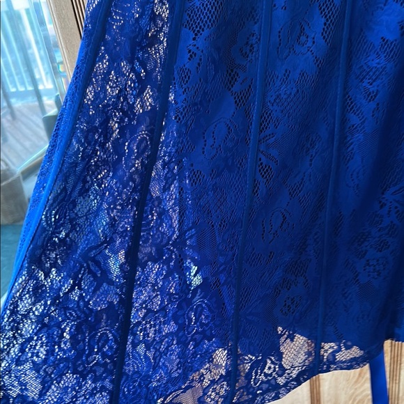 Blue Lace Dress XL - Picture 6 of 8